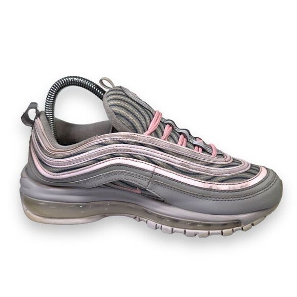 Nike by You Air Max 97 Sneakers Grey / White / Pink DJ3180-991 Women's 7 - Picture 7 of 11